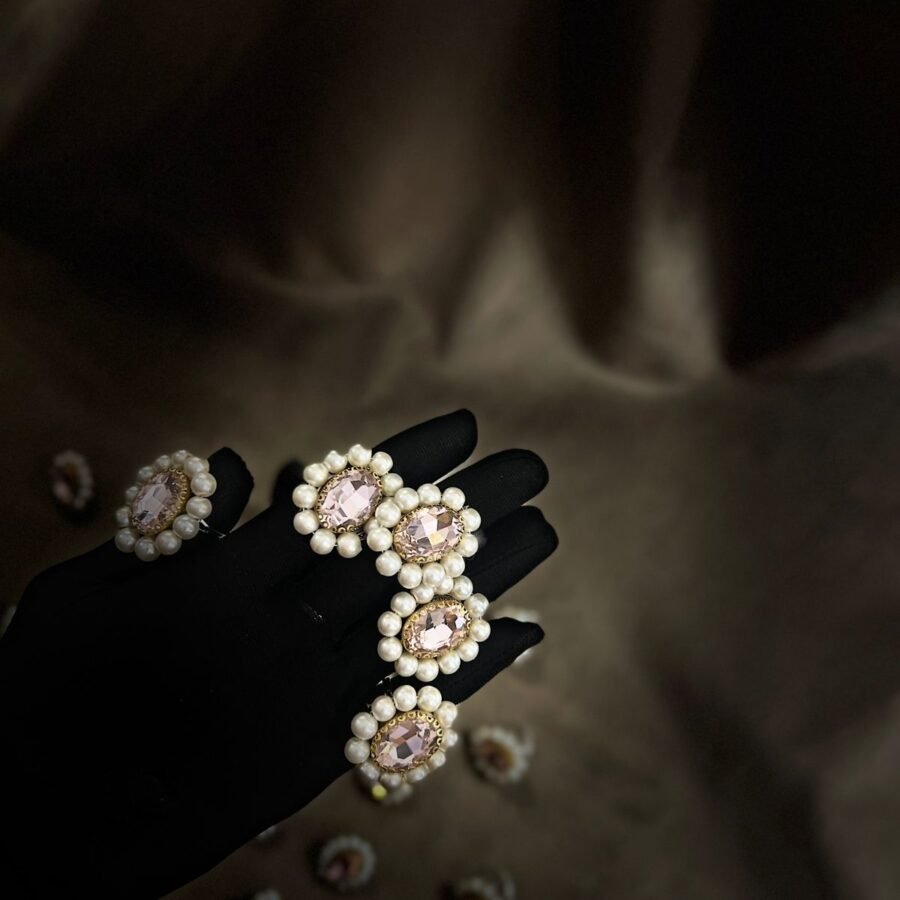 pink pearl ring
