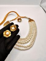 Signature 5-Layered Pearls Necklace - Image 3