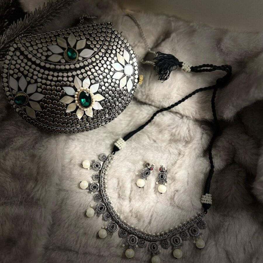 Oxidized German Silver