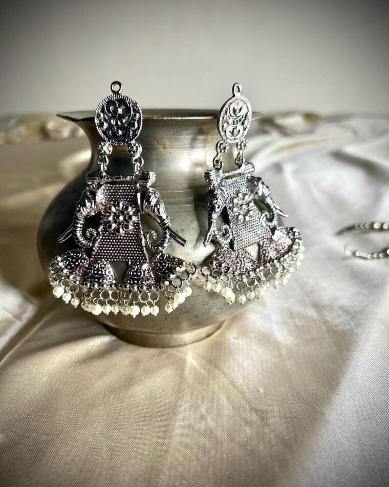 Elephant Themed Gorgeous Earrings - Image 2