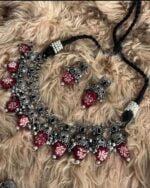 Multy Meenakari Necklace Set - Image 2