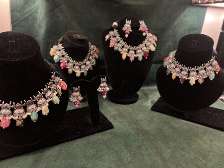 Multy Meenakari Necklace Set - Image 10