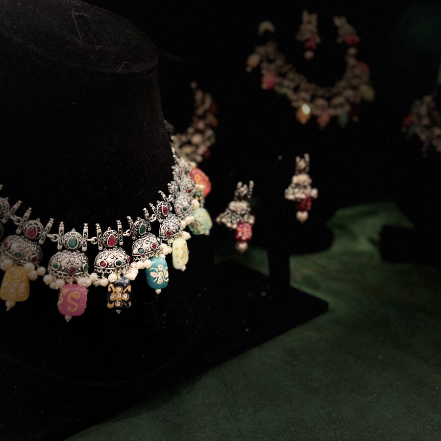 Multy Meenakari Necklace Set
