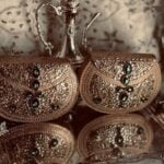 Hand Crafted kundan  and Gems Clutch