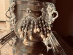 Silver Dangle Earrings Treasure - Image 3