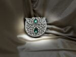 Bridal kundan silver clutch - Image 3