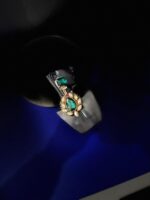 Royal drop necklace with earrings - Image 2