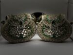 Heavy embellished bridal clutch