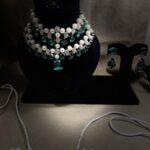 Silver and emarald bling set - Image 4