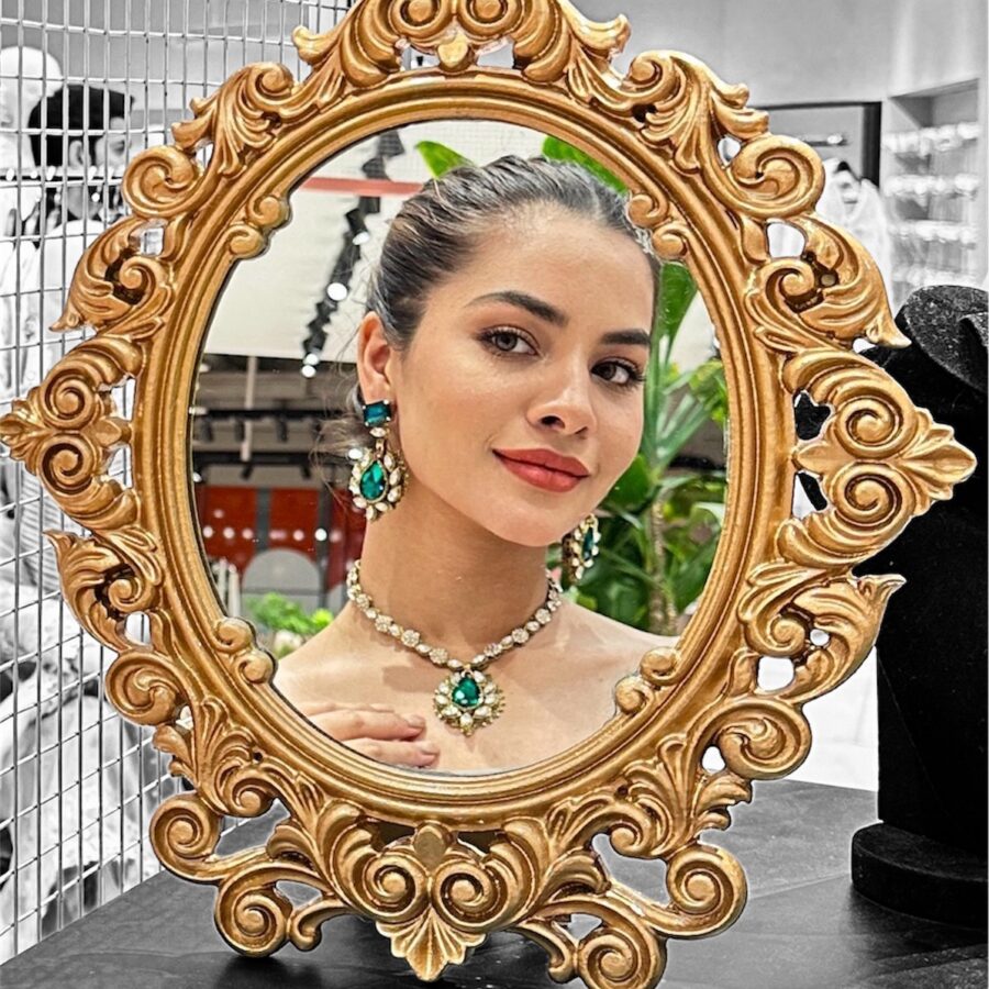Royal drop necklace with earrings