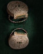 Heavy embellished bridal clutch - Image 7