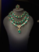 Gems drop necklace and earrings - Image 5