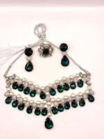 Silver and emarald bling set - Image 5