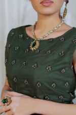 Royal drop necklace with earrings - Image 3
