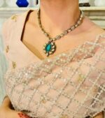 Royal drop necklace with earrings - Image 2