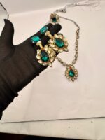 Royal drop necklace with earrings - Image 4