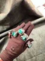 Emarald stone ring - Image 4