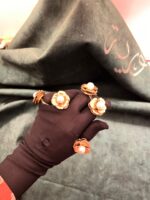 golden flower ring - Image 2