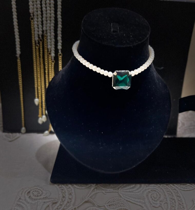 pearl gem choker - Image 2