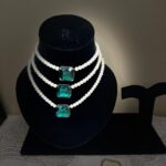 pearl gem choker