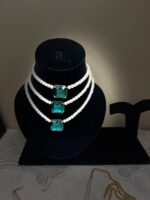 pearl gem choker