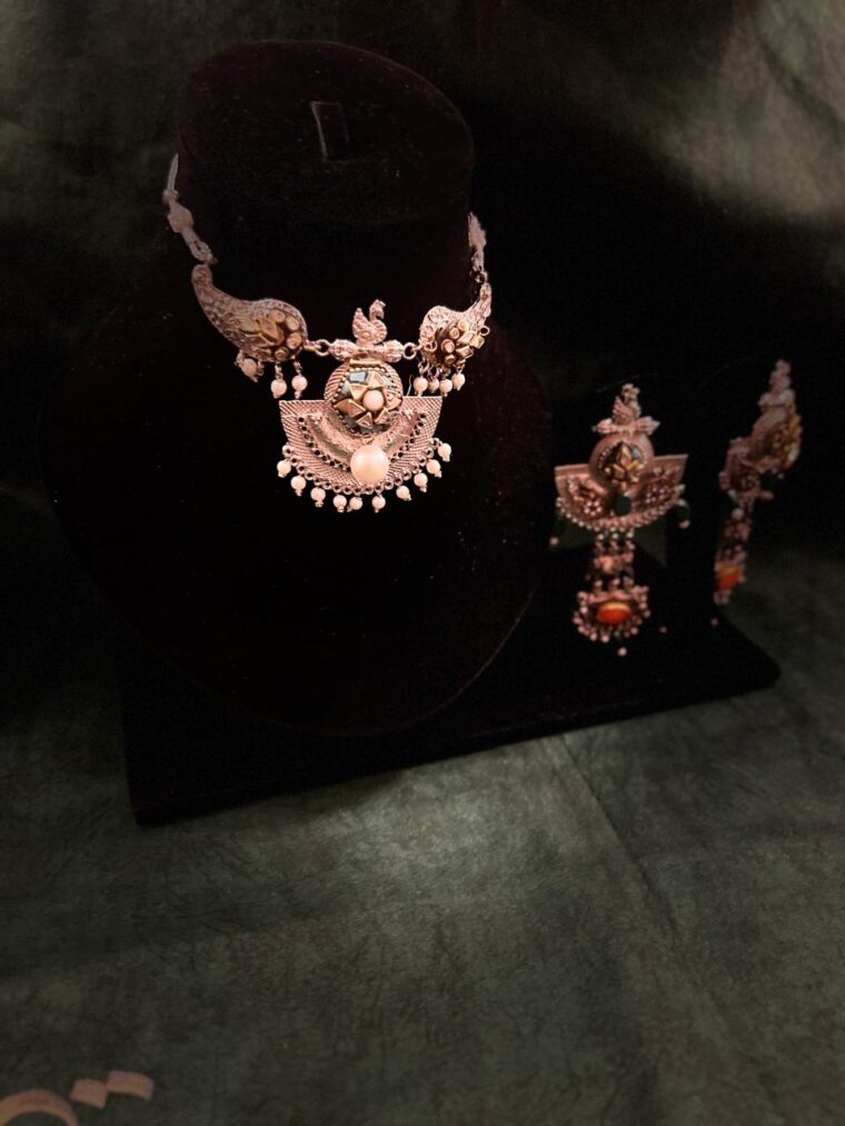 silver multi choker - Image 3