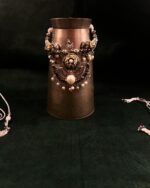 silver multi choker