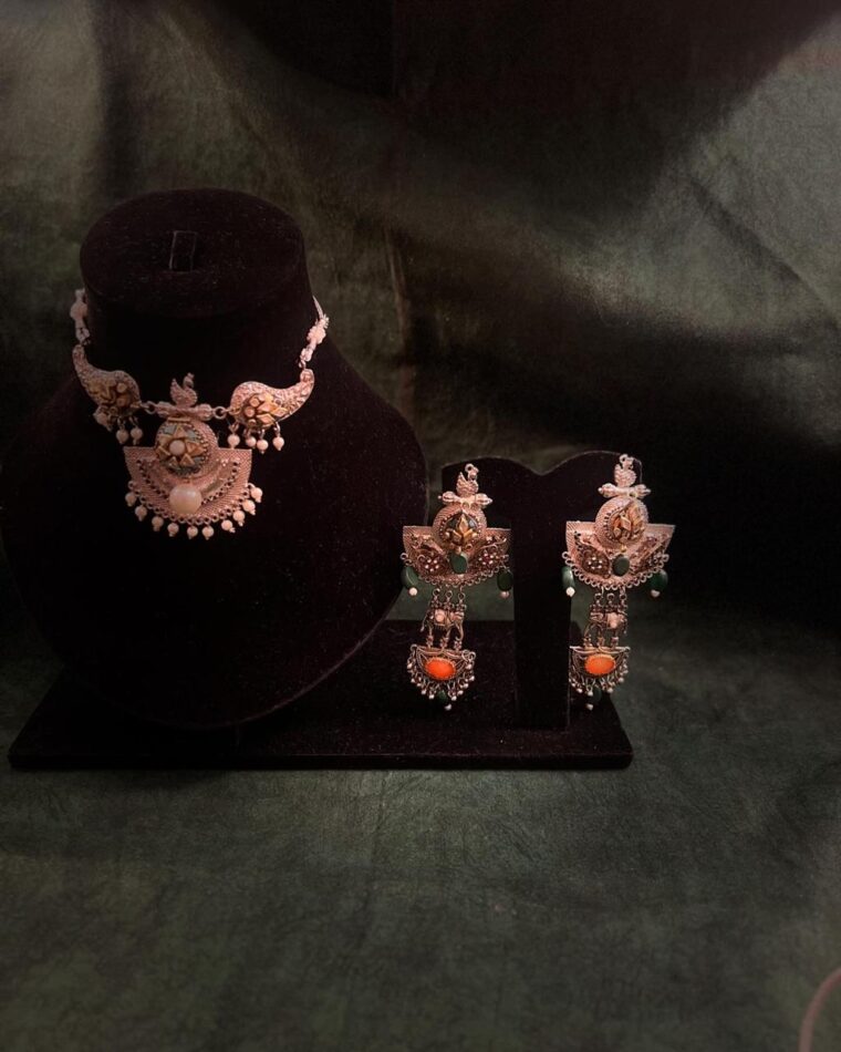 silver multi choker - Image 4