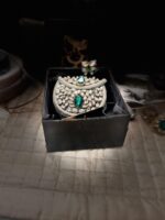 Bridal kundan silver clutch - Image 7