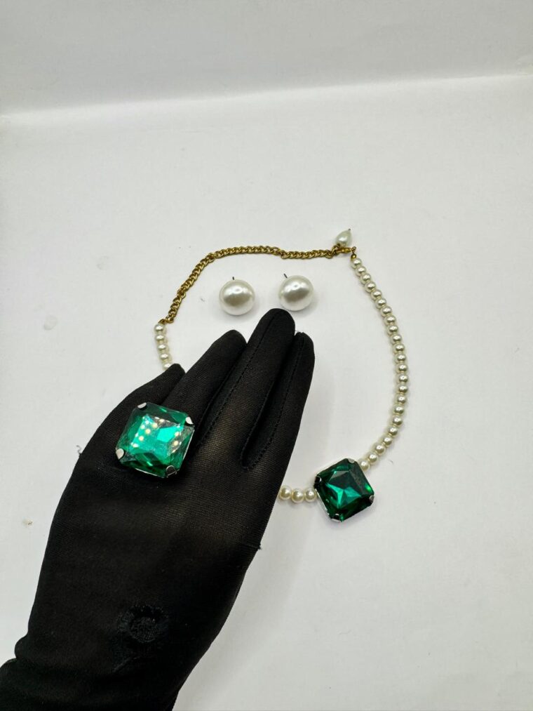 pearl gem choker - Image 5