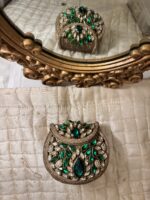 Gold and green clutch - Image 3