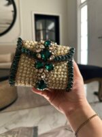 antique pearls gem clutches - Image 3