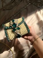 antique pearls gem clutches - Image 2