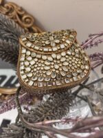Kundan gold mini Clutch - Image 4