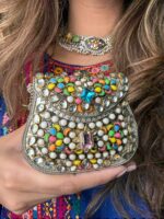 Bloom Baby silver Mini Clutch - Image 4