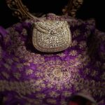 Gold Kundan clutch