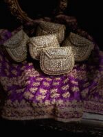 Gold Kundan clutch - Image 3