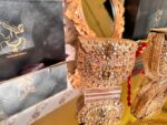 Kundan gold mini Clutch - Image 2