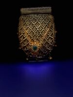 Mor Mahal –  Peacock Gold Bridal clutch - Image 3