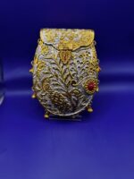 Mor mahal gold clutch