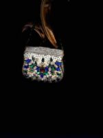 Koh-e-Neel – Silver Antique Gem Clutch - Image 3