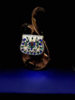 Koh-e-Neel – Silver Antique Gem Clutch