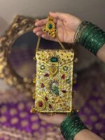 Kundan Rang Mahal – Gold Bridal Clutch