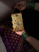 Kundan Rang Mahal – Gold Bridal Clutch - Image 2