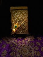 Kundan Rang Mahal – Gold Bridal Clutch - Image 4