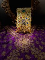 Kundan Rang Mahal – Gold Bridal Clutch - Image 3