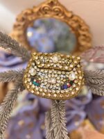 Zarmeena gold Kundan Clutches