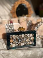 Anaya gold pearl Clutches - Image 2