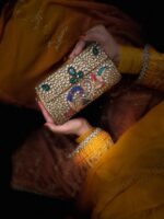 Bridal kundan peacock