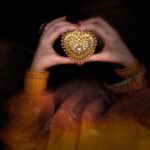Mini Kundan heart